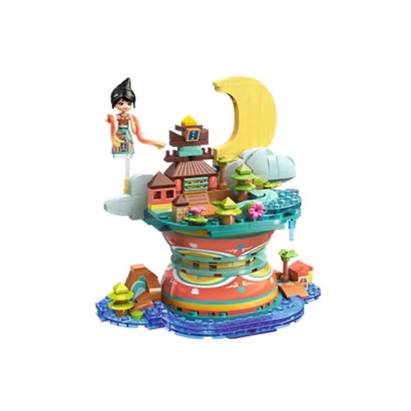 KEEPPLEY K21402 21402 NHẠC CỔ BẢO TÀNG ĐÔN HOÀNG TRỐNG HOA CẦM TRĂNG LƯỠI LIỀM bộ đồ chơi xếp lắp ráp ghép mô hình 270 khối