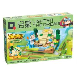 QMAN ENLIGHTEN KEEPPLEY 72049 MINI WORLD BRAVELY ENTER THE MYRA PLANET 4 MÔ HÌNH THOÁT KHỎI NÚI LỬA PHIÊU LƯU TRONG RỪNG NHIỆT ĐỚI KHÁM PHÁ ĐẠI DƯƠNG VÀ DU LỊCH TRẠM SAO bộ đồ chơi xếp lắp ráp ghép mô hình Movie & Game Phim Và Trò Chơi