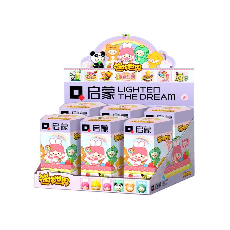 QMAN ENLIGHTEN KEEPPLEY 72050 MINI WORLD GIỜ ĂN 6 MẪU bộ đồ chơi xếp lắp ráp ghép mô hình Movie & Game Phim Và Trò Chơi