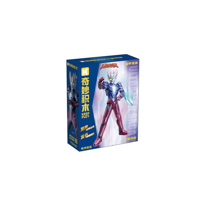 KEEPPLEY 75218 ANH HÙNG SIÊU GIÁP PHONG CÁCH RỰC RỠ ULTRAMAN SAKA bộ đồ chơi xếp lắp ráp ghép mô hình Movie & Game Phim Và Trò Chơi