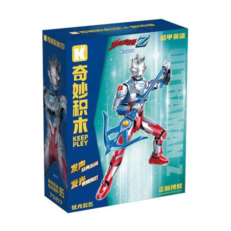 KEEPPLEY 75217 ANH HÙNG SIÊU GIÁP PHONG CÁCH RỰC RỠ ÁO ULTRAMAN ZETA ALPHA bộ đồ chơi xếp lắp ráp ghép mô hình Movie & Game Phim Và Trò Chơi