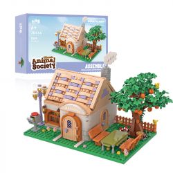 SMALL ANGLE JD036 HIỆP HỘI ĐỘNG VẬT bộ đồ chơi xếp lắp ráp ghép mô hình Movie & Game ANIMAL SOCIETY Phim Và Trò Chơi 889 khối