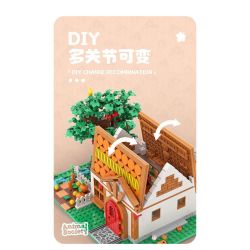 SMALL ANGLE JD035 HIỆP HỘI ĐỘNG VẬT bộ đồ chơi xếp lắp ráp ghép mô hình Movie & Game ANIMAL SOCIETY HUI HUT Phim Và Trò Chơi 879 khối