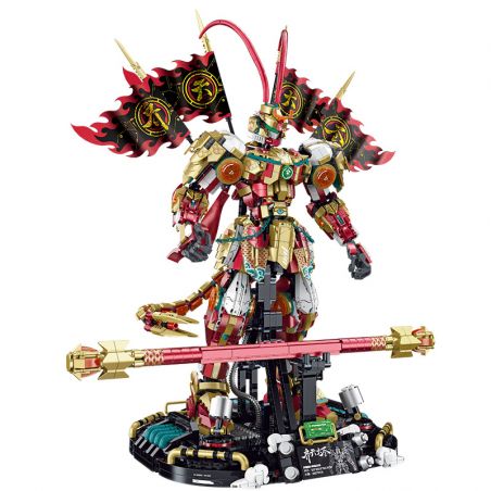 GULY 80502 MONKEY KING MECHA PHIÊN BẢN GIỚI HẠN bộ đồ chơi xếp lắp ráp ghép mô hình 3617 khối