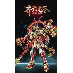 GULY 80502 MONKEY KING MECHA PHIÊN BẢN GIỚI HẠN bộ đồ chơi xếp lắp ráp ghép mô hình 3617 khối