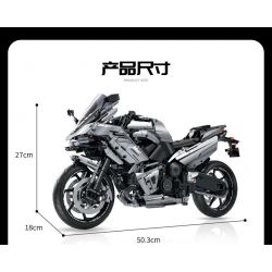 10753 GULY 60525 XE MÁY tỷ lệ 1:5 bộ đồ chơi xếp lắp ráp ghép mô hình Technic KAWASAKI Kỹ Thuật Công Nghệ Cao Mô Hình Phương Tiện 2156 khối