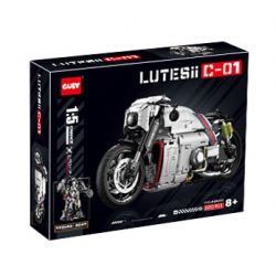 GULY 60520 XE MÁY BIẾN HÌNH tỷ lệ 1:5 bộ đồ chơi xếp lắp ráp ghép mô hình Technic LOTUS C-01 Kỹ Thuật Công Nghệ Cao Mô Hình Phương Tiện 2616 khối