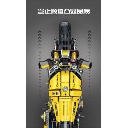 GULY 60519 XE MÁY CYBERPUNK tỷ lệ 1:5 bộ đồ chơi xếp lắp ráp ghép mô hình Technic Kỹ Thuật Công Nghệ Cao Mô Hình Phương Tiện 2752 khối