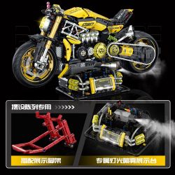 GULY 60519 XE MÁY CYBERPUNK tỷ lệ 1:5 bộ đồ chơi xếp lắp ráp ghép mô hình Technic Kỹ Thuật Công Nghệ Cao Mô Hình Phương Tiện 2752 khối