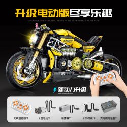 GULY 60519 XE MÁY CYBERPUNK tỷ lệ 1:5 bộ đồ chơi xếp lắp ráp ghép mô hình Technic Kỹ Thuật Công Nghệ Cao Mô Hình Phương Tiện 2752 khối