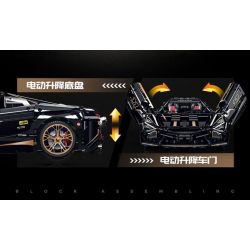 GULY 10625 XE THỂ THAO 1:8 tỷ lệ 1:8 bộ đồ chơi xếp lắp ráp ghép mô hình Technic MCLAREN 720S SPORTCAR Kỹ Thuật Công Nghệ Cao Mô Hình Phương Tiện 3658 khối