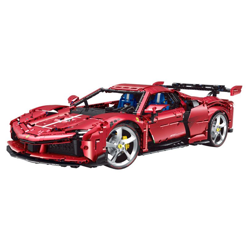 GULY 10623 XE THỂ THAO FERRARI 1:8 tỷ lệ 1:8 bộ đồ chơi xếp lắp ráp ghép mô hình Technic Kỹ Thuật Công Nghệ Cao Mô Hình Phương Tiện 3982 khối