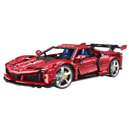 GULY 10623 XE THỂ THAO FERRARI 1:8 tỷ lệ 1:8 bộ đồ chơi xếp lắp ráp ghép mô hình Technic Kỹ Thuật Công Nghệ Cao Mô Hình Phương Tiện 3982 khối