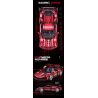 GULY 10623 XE THỂ THAO FERRARI 1:8 tỷ lệ 1:8 bộ đồ chơi xếp lắp ráp ghép mô hình Technic Kỹ Thuật Công Nghệ Cao Mô Hình Phương Tiện 3982 khối