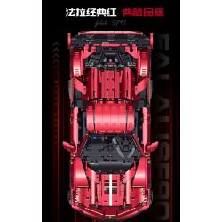 GULY 10623 XE THỂ THAO FERRARI 1:8 tỷ lệ 1:8 bộ đồ chơi xếp lắp ráp ghép mô hình Technic Kỹ Thuật Công Nghệ Cao Mô Hình Phương Tiện 3982 khối