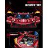 GULY 10623 XE THỂ THAO FERRARI 1:8 tỷ lệ 1:8 bộ đồ chơi xếp lắp ráp ghép mô hình Technic Kỹ Thuật Công Nghệ Cao Mô Hình Phương Tiện 3982 khối