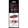 GULY 10623 XE THỂ THAO FERRARI 1:8 tỷ lệ 1:8 bộ đồ chơi xếp lắp ráp ghép mô hình Technic Kỹ Thuật Công Nghệ Cao Mô Hình Phương Tiện 3982 khối