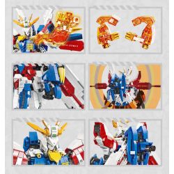 JIESTAR 58107 GF13-01MJ II THIÊN CHÚA MÁU SẮT bộ đồ chơi xếp lắp ráp ghép mô hình Movie & Game Phim Và Trò Chơi 1694 khối