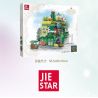 JIESTAR 89108 CHẾ ĐỘ XEM PHỐ SÁNG TẠO CỬA HÀNG THỰC VẬT MỌNG NƯỚC bộ đồ chơi xếp lắp ráp ghép mô hình POTTED PLANT SHOP 2647 khối