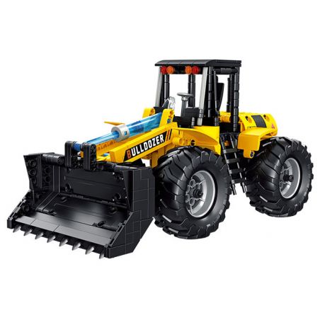 FORANGE FC9221 9221 MÁY ỦI THỦY LỰC bộ đồ chơi xếp lắp ráp ghép mô hình Technic Kỹ Thuật Công Nghệ Cao Mô Hình Phương Tiện 541 khối