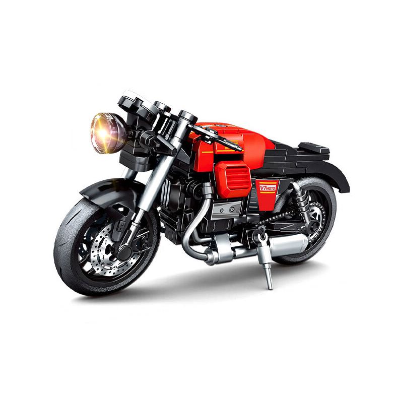 SEMBO 714534 THẾ GIỚI Ô TÔ XE MÁY 714534 bộ đồ chơi xếp lắp ráp ghép mô hình Racers Đua Tốc Độ 219 khối