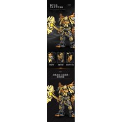 KOZOSHA 212217 CƠ KHÍ TRUNG QUỐC PANGU bộ đồ chơi xếp lắp ráp ghép mô hình CHINOISERIE MECHA 1760 khối