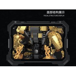 KOZOSHA 212217 CƠ KHÍ TRUNG QUỐC PANGU bộ đồ chơi xếp lắp ráp ghép mô hình CHINOISERIE MECHA 1760 khối