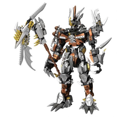 JMBRICKLAYER 70149 KOZOSHA 212218 CƠ GIÁP QUỐC GIA DANH TƯỚNG THỜI CHIẾN BAI QI bộ đồ chơi xếp lắp ráp ghép mô hình 1620 khối