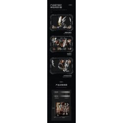 JMBRICKLAYER 70149 KOZOSHA 212218 CƠ GIÁP QUỐC GIA DANH TƯỚNG THỜI CHIẾN BAI QI bộ đồ chơi xếp lắp ráp ghép mô hình 1620 khối