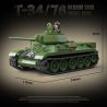 QuanGuan 100276 Quan Guan 100276 XE TĂNG HẠNG TRUNG T34/76 (MODEL 1941) bộ đồ chơi xếp lắp ráp ghép mô hình Military Army Quân Sự Bộ Đội 943 khối