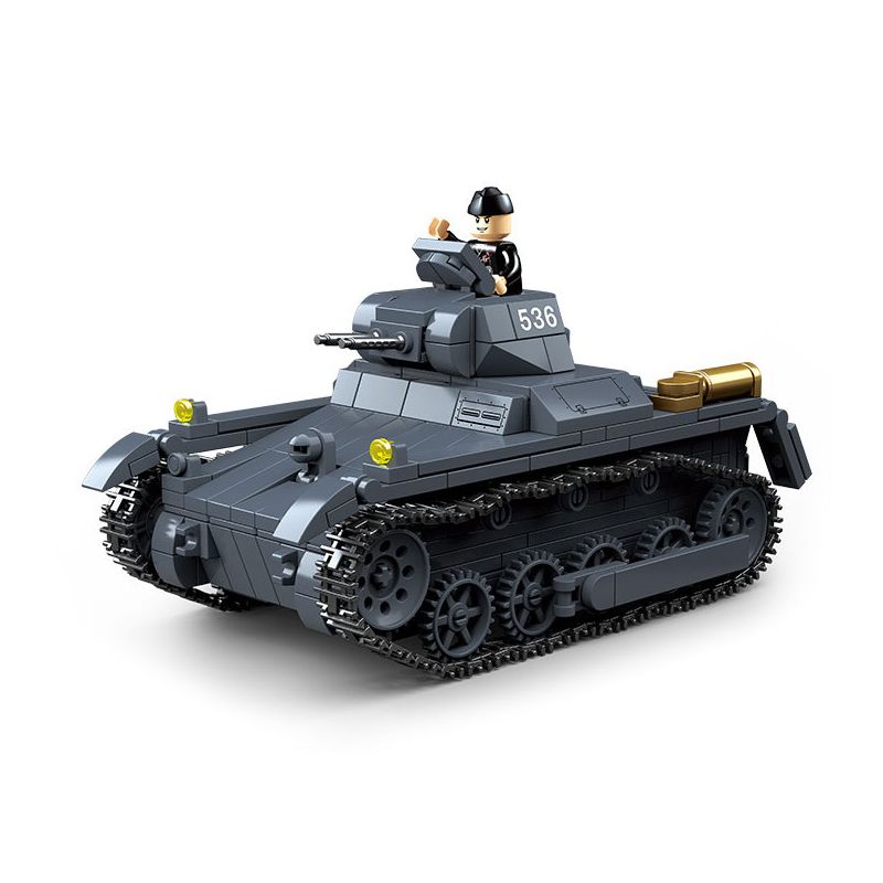 QuanGuan 100274 Quan Guan 100274 XE TĂNG 1 LOẠI A bộ đồ chơi xếp lắp ráp ghép mô hình Military Army Quân Sự Bộ Đội 565 khối