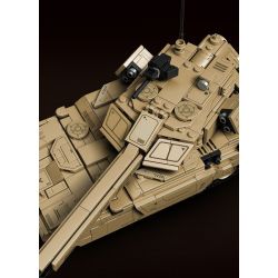 KOZOSHA 2215 XE TĂNG T37-X bộ đồ chơi xếp lắp ráp ghép mô hình Military Army T37-X ELECTROMAGNETIC GUN TANK Quân Sự Bộ Đội 782 khối