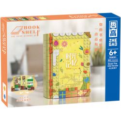 ZHEGAO 958001 NHÀ CŨ bộ đồ chơi xếp lắp ráp ghép mô hình BOOK SHELF THE OLD HOUSE 882 khối