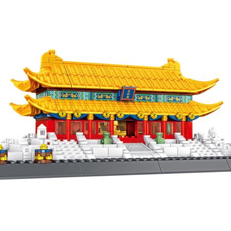  Leyi 82007 Xếp hình lắp ráp ghép mô hình Hội Trường Hòa Hợp Tối Cao 