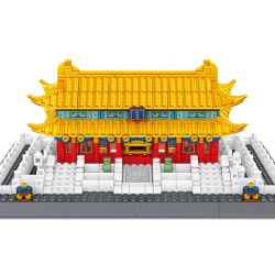  Leyi 82007 Xếp hình lắp ráp ghép mô hình Hội Trường Hòa Hợp Tối Cao 