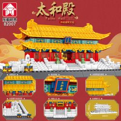  Leyi 82007 Xếp hình lắp ráp ghép mô hình Hội Trường Hòa Hợp Tối Cao 