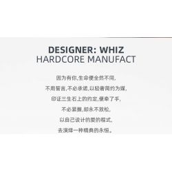  Qizhile E01001 Astronaut In Love Xếp hình lắp ráp ghép mô hình Yêu Phi Hành Gia 