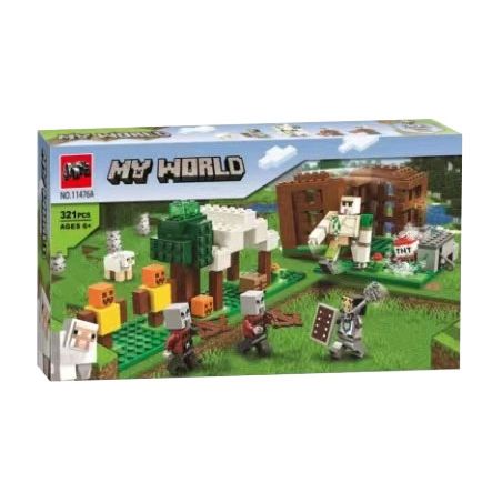  LARI 11476 The Raider Outpost Xếp hình lắp ráp ghép mô hình Tiền Đồn Pillager 