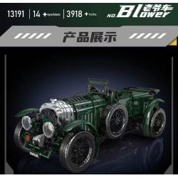 MouldKing 13191 Mould King 13191 XE CỔ ĐIỂN BENTLEY BLOWER bộ đồ chơi xếp lắp ráp ghép mô hình Technic Kỹ Thuật Công Nghệ Cao Mô Hình Phương Tiện 3918 khối