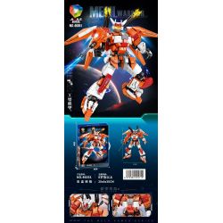 JIQILE 46051 CƠ KHÍ SỐ 001 bộ đồ chơi xếp lắp ráp ghép mô hình MECHWARRIOR 560 khối