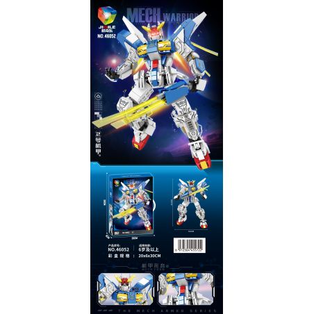 JIQILE 46052 CƠ KHÍ SỐ 002 bộ đồ chơi xếp lắp ráp ghép mô hình MECHWARRIOR 545 khối