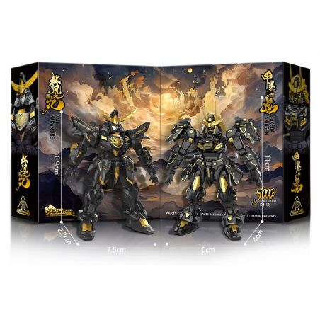 SEMBO 900018 HIỆU ỨNG TỔ TIÊN MO SHOU TIGER OF KAI BRAHMA MARU BLACK GOLD PHIÊN BẢN GIỚI HẠN bộ đồ chơi xếp lắp ráp ghép mô hình Movie & Game Phim Và Trò Chơi