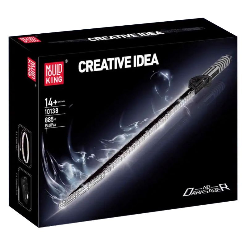 MouldKing 10138 Mould King 10138 DARKSABER bộ đồ chơi xếp lắp ráp ghép mô hình Star Wars DARK SABER Chiến Tranh Giữa Các Vì Sao 885 khối