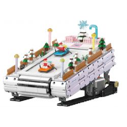 MouldKing 10158 Mould King 10158 KHU NGHỈ DƯỠNG TRƯỢT TUYẾT bộ đồ chơi xếp lắp ráp ghép mô hình Technic SKI RESORT Kỹ Thuật Công Nghệ Cao Mô Hình Phương Tiện 2181 khối