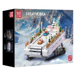MouldKing 10158 Mould King 10158 KHU NGHỈ DƯỠNG TRƯỢT TUYẾT bộ đồ chơi xếp lắp ráp ghép mô hình Technic SKI RESORT Kỹ Thuật Công Nghệ Cao Mô Hình Phương Tiện 2181 khối