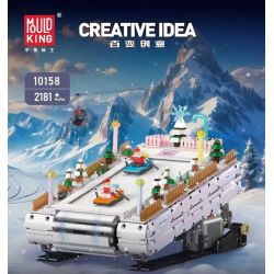MouldKing 10158 Mould King 10158 KHU NGHỈ DƯỠNG TRƯỢT TUYẾT bộ đồ chơi xếp lắp ráp ghép mô hình Technic SKI RESORT Kỹ Thuật Công Nghệ Cao Mô Hình Phương Tiện 2181 khối