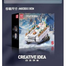 MouldKing 10158 Mould King 10158 KHU NGHỈ DƯỠNG TRƯỢT TUYẾT bộ đồ chơi xếp lắp ráp ghép mô hình Technic SKI RESORT Kỹ Thuật Công Nghệ Cao Mô Hình Phương Tiện 2181 khối