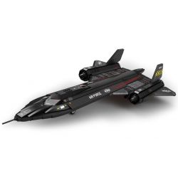 REOBRIX 33041 TIÊM KÍCH TẦM XA BLACKBIRD SR-71 bộ đồ chơi xếp lắp ráp ghép mô hình Military Army SR-71 BLACKBIRD Quân Sự Bộ Đội 1775 khối