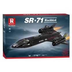 REOBRIX 33041 TIÊM KÍCH TẦM XA BLACKBIRD SR-71 bộ đồ chơi xếp lắp ráp ghép mô hình Military Army SR-71 BLACKBIRD Quân Sự Bộ Đội 1775 khối