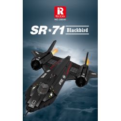 REOBRIX 33041 TIÊM KÍCH TẦM XA BLACKBIRD SR-71 bộ đồ chơi xếp lắp ráp ghép mô hình Military Army SR-71 BLACKBIRD Quân Sự Bộ Đội 1775 khối
